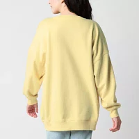 Juniors Cinnamon Roll Womens Crew Neck Long Sleeve Hello Kitty Sweatshirt