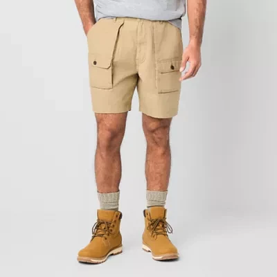 St. John's Bay Canvas Hiking 7" Mens Cargo Short