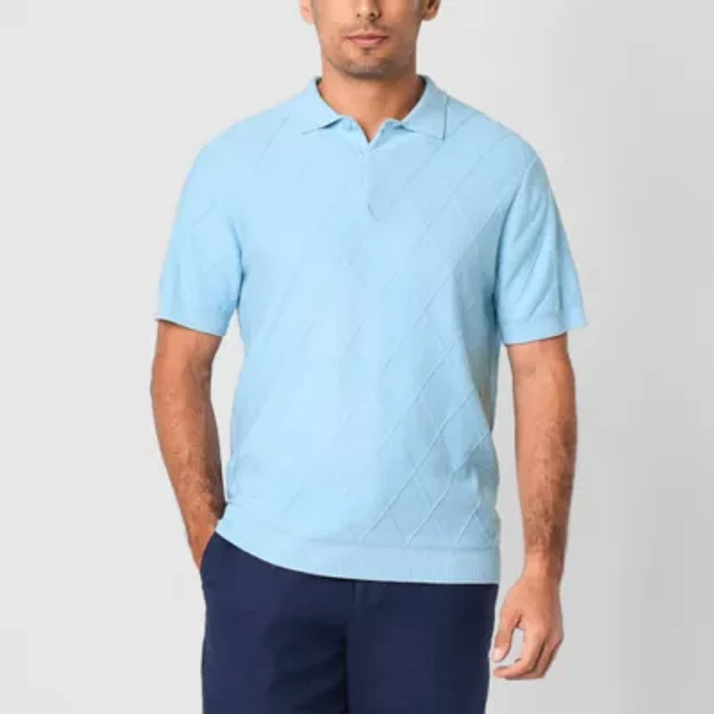 Stafford Mens Regular Fit Short Sleeve Polo Shirt