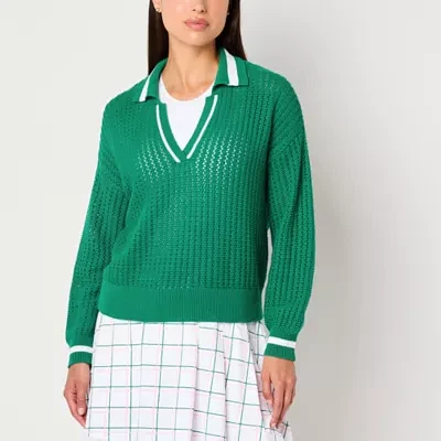 Xersion Womens Long Sleeve Knit Pullover Sweater