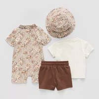 Little Stitch Baby Boys 4-pc. Clothing Set