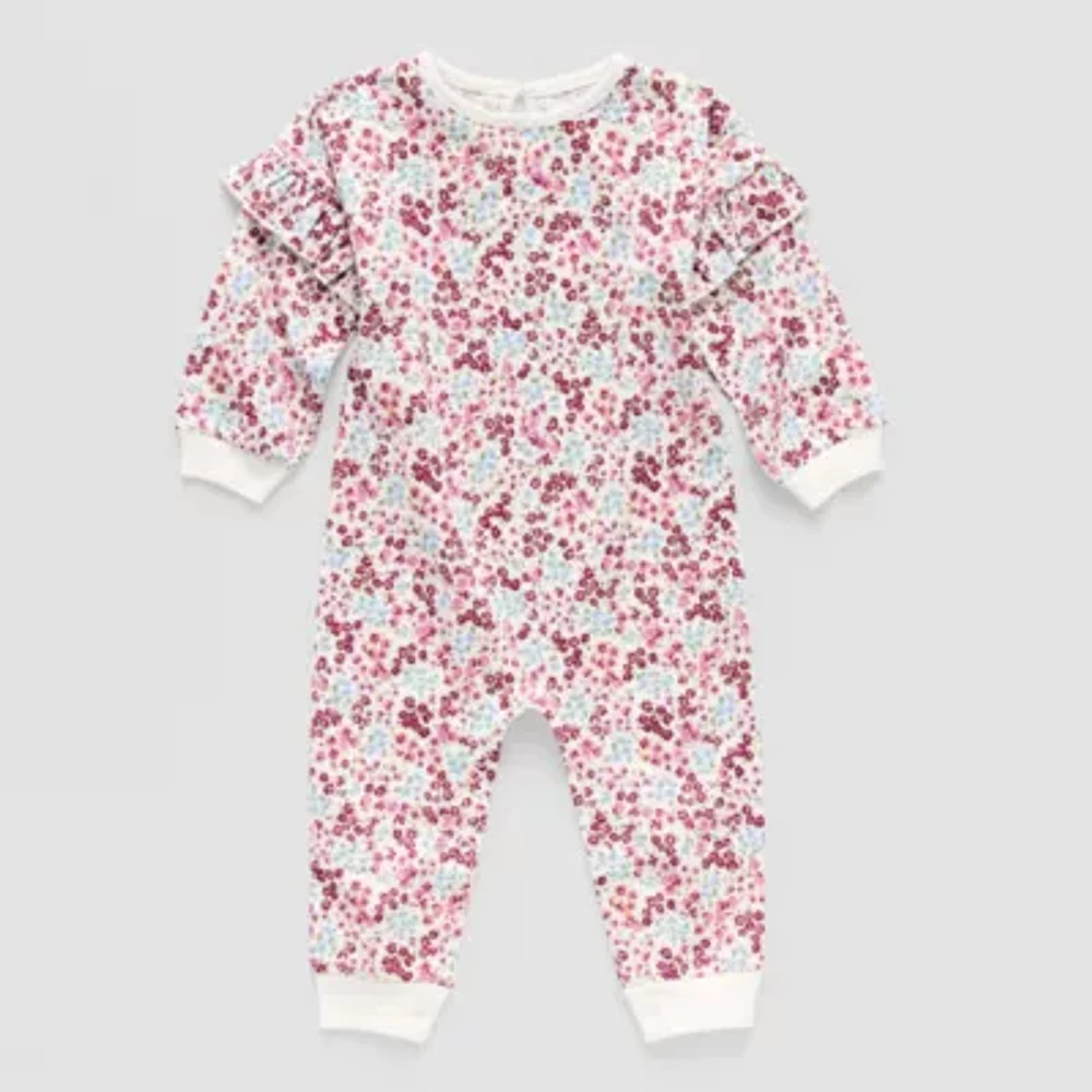 Okie Dokie Baby Girls Long Sleeve Jumpsuit