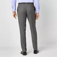 Van Heusen Mens Stretch Fabric Modern Fit Flat Front Suit Pant
