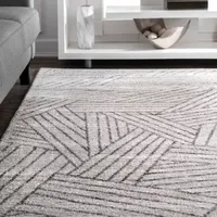 nuLoom Vintage Striped Louisa Rectangular Rug