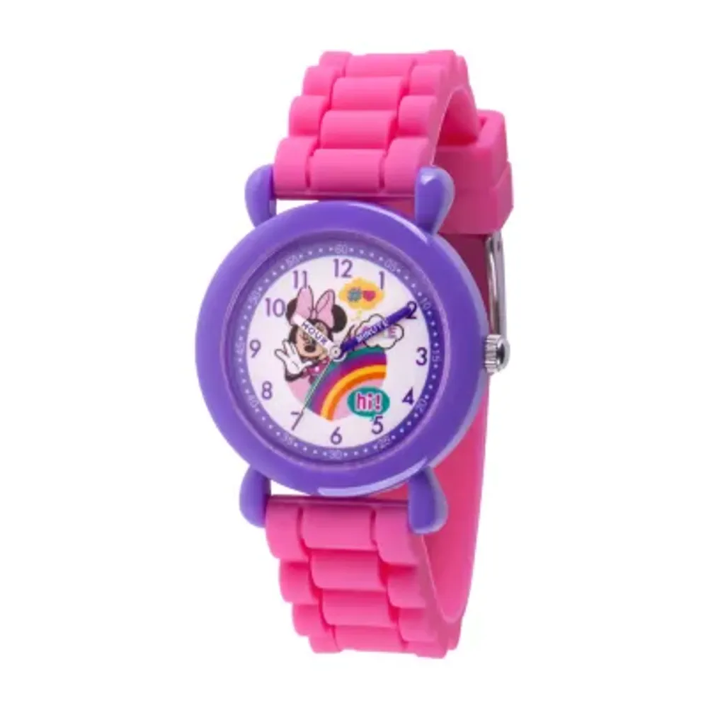 Disney Minnie Mouse Girls Pink Strap Watch Wds000741