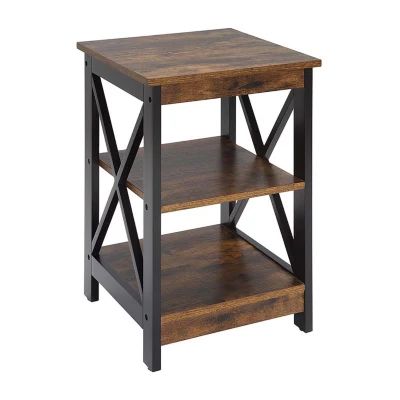 Oxford  End Table with Shelves