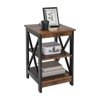 Oxford  End Table with Shelves