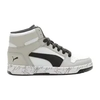 PUMA Rebound Mid Layup Marble Big Boys Basketball Shoes