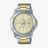 Casio Mens Two Tone Bracelet Watch Mtpvd01sg-9bv