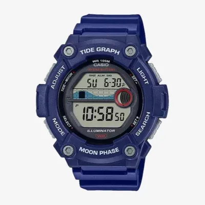 Casio Mens Blue Strap Watch Ws1300h-2av