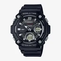 Casio Mens Black Strap Watch Aeq120-1av