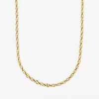 10K Gold 17 Inch Link Chain Necklace