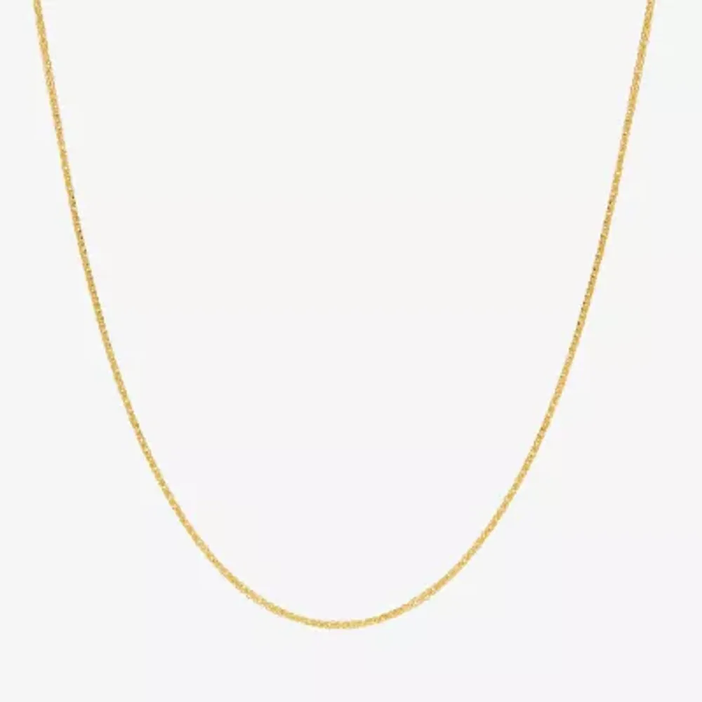 14K Gold 18-20 Inch Hollow Link Chain Necklace