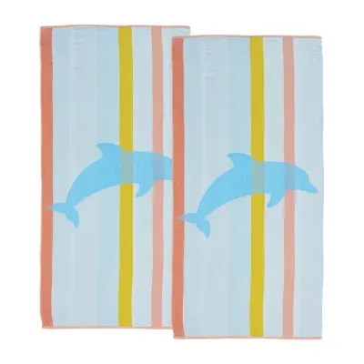 Linery Vibrant Colors 2-pc. Quick Dry Beach Towel