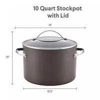 Ayesha Curry Collection Hard Anodized 10-qt. Stockpot