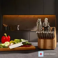 Chicago Cutlery Insignia Stainless Steel 18-pc. Knife Block Set