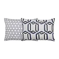 Richmond Park Levi Geo 3-pc. Geometric Midweight Reversible Comforter Set