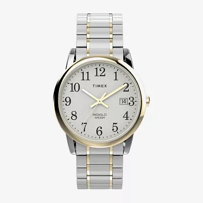 Timex Easy Reader Mens Two Tone Stainless Steel Strap Watch Tw2w52700jt