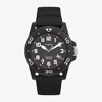 Timex Main Street Mens Black Strap Watch Tw5m61200jt