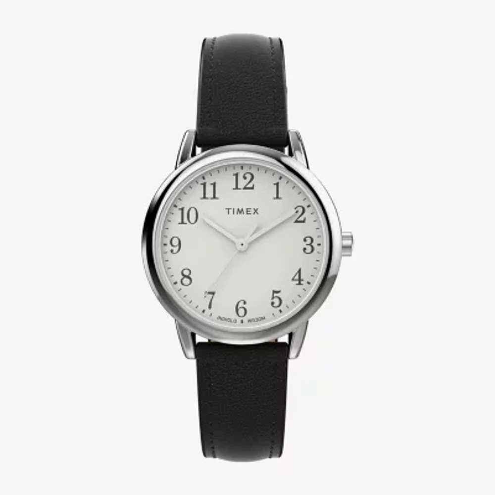 Timex Easy Reader Womens Black Strap Watch Tw2w32500jt