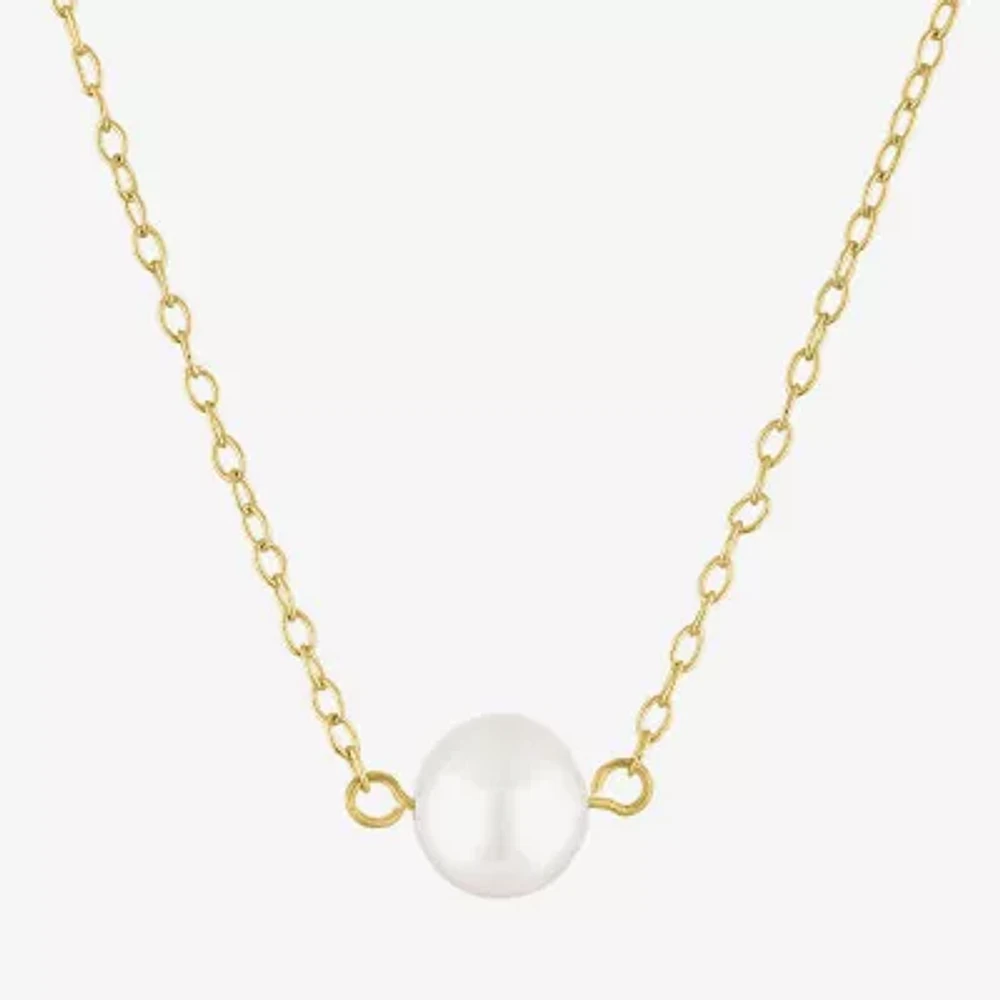 Yes, Please! White Cultured Freshwater Pearl 14K Gold Over Silver 2-pc. Jewelry Set