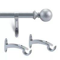 Deco Window Ball Cast 3/4 Curtain Rod