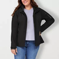 Free Country Womens Plus Midweight Softshell Jacket