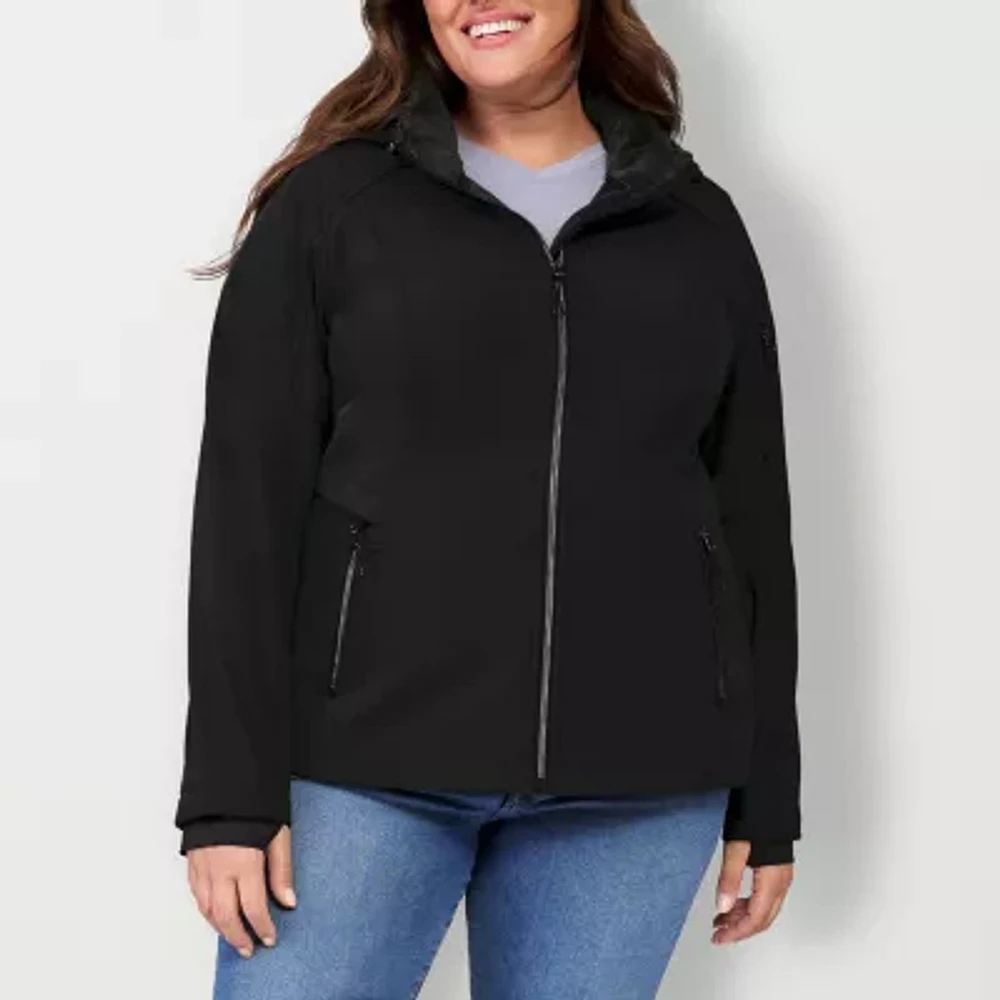 Free Country Womens Plus Midweight Softshell Jacket