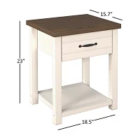 Milligan 1-Drawer Nightstand