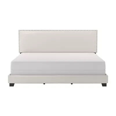 Gayle Nailheadtrim Rectangular Bed