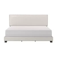 Gayle Nailheadtrim Rectangular Bed