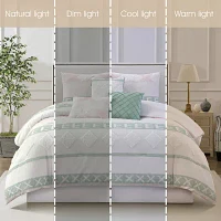 Stratford Park Britton 7-pc. Geometric Lightweight Comforter Set