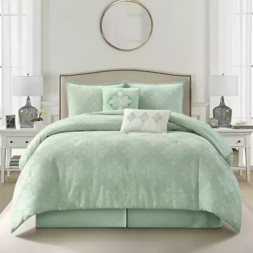 Stratford Park Arlo 6-pc. Medallion Lightweight Comforter Set