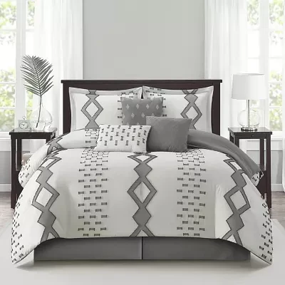 Stratford Park Wesley 7-pc. Geometric Lightweight Comforter Set