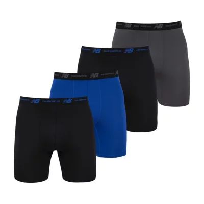 New Balance Mens 4 Pack Boxer Briefs