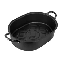 Granitestone 16’’ Ultra Nonstick Aluminum Oval Roasting Pan with Lid