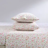 Laura Ashley 200tc 100% Cotton Percale Sheet Set