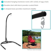 Steel U-Shape Hanging Chair Hammock Stand