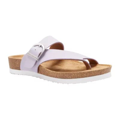 Eastland Womens Shauna Adjustable Strap Flat Sandals