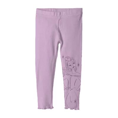 Disney Collection Little & Big Girls Beauty and the Beast Belle Princess Full Length Leggings