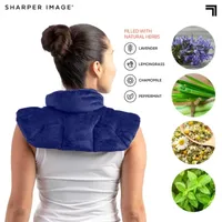 Sharper Image Heated Neck + Shoulder Wrap