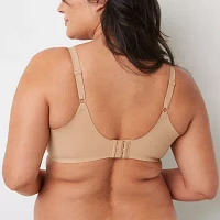 Ambrielle Everyday Underwire Push Up T-Shirt Plunge Bra-306754