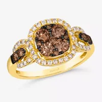 Le Vian® Grand Sample Sale™ Ring featuring 3/4 CT. Chocolate Diamonds® 1/3 Nude Diamonds™ set 14K Honey Gold™