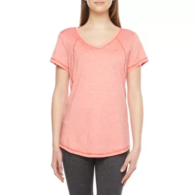 Xersion Womens V Neck Short Sleeve T-Shirt