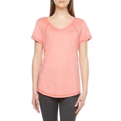 Xersion Womens V Neck Short Sleeve T-Shirt