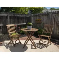 Creekside Patio Collection 3-pc. Bistro Set Folding