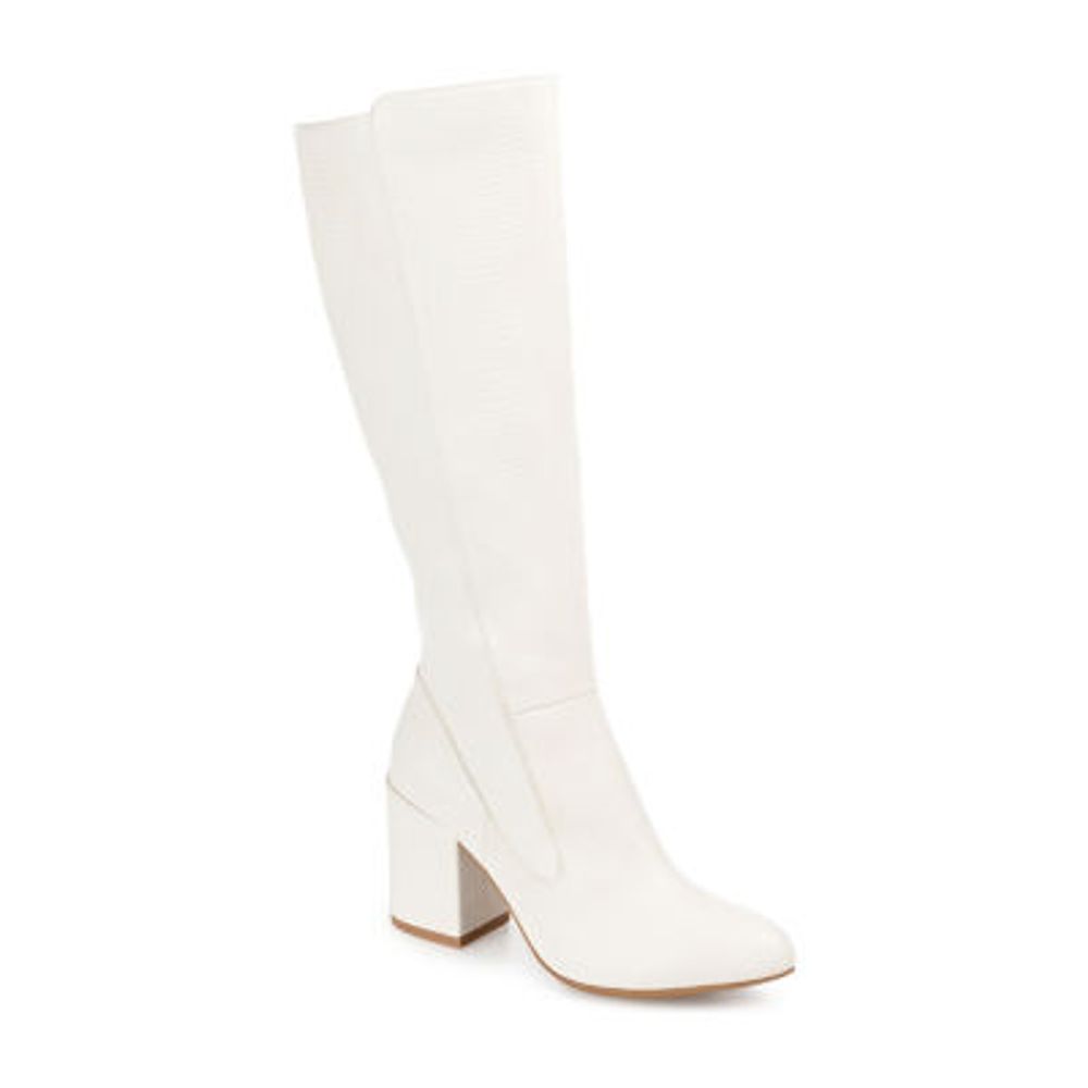 Journee Collection Womens Tavia Block Heel Dress Boots