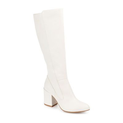 Journee Collection Womens Tavia Block Heel Dress Boots
