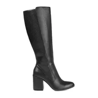 Journee Collection Womens Tavia Block Heel Dress Boots