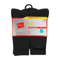 Hanes Ultimate Bonus Pack 13 Pair Crew Socks Mens